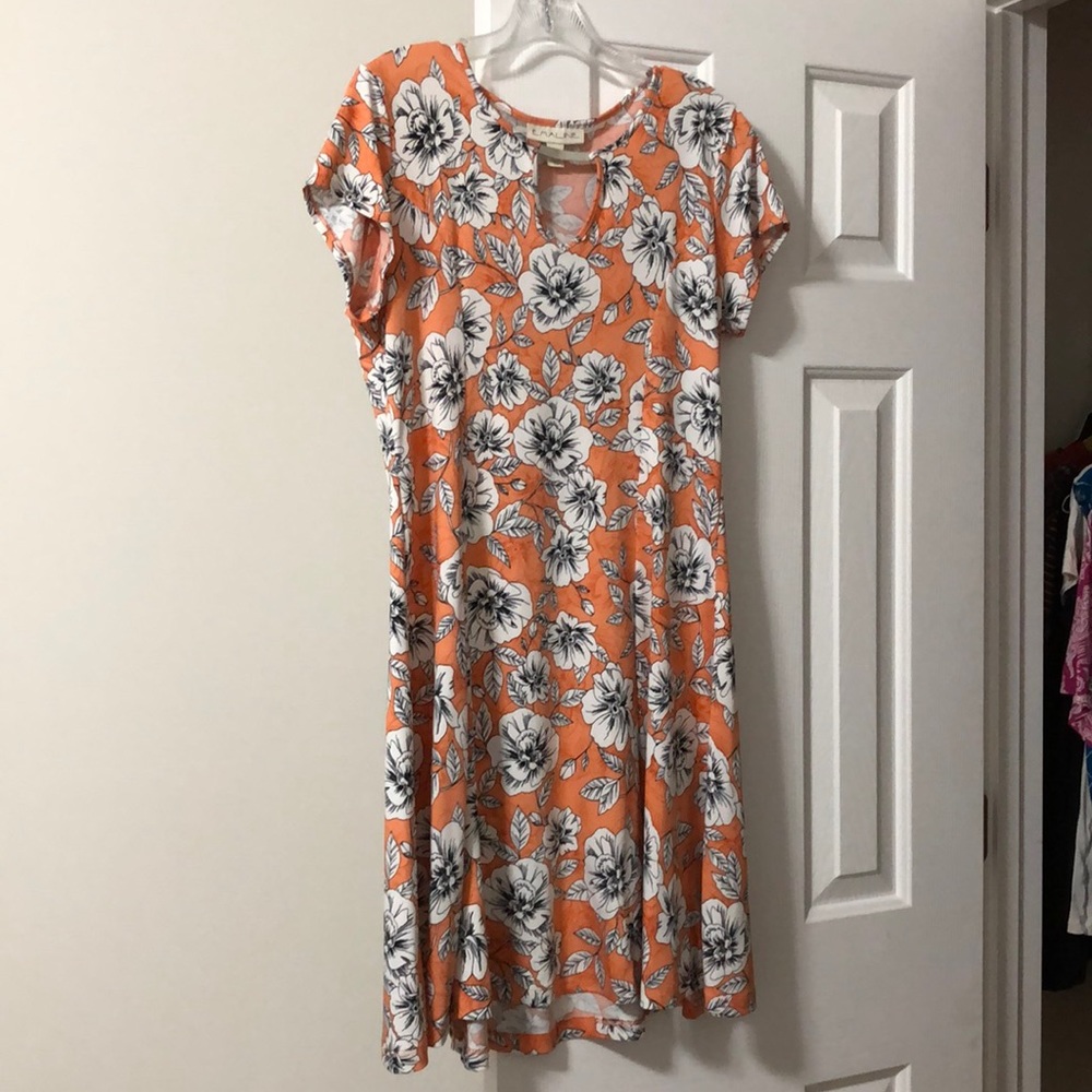 Floral print spring dress